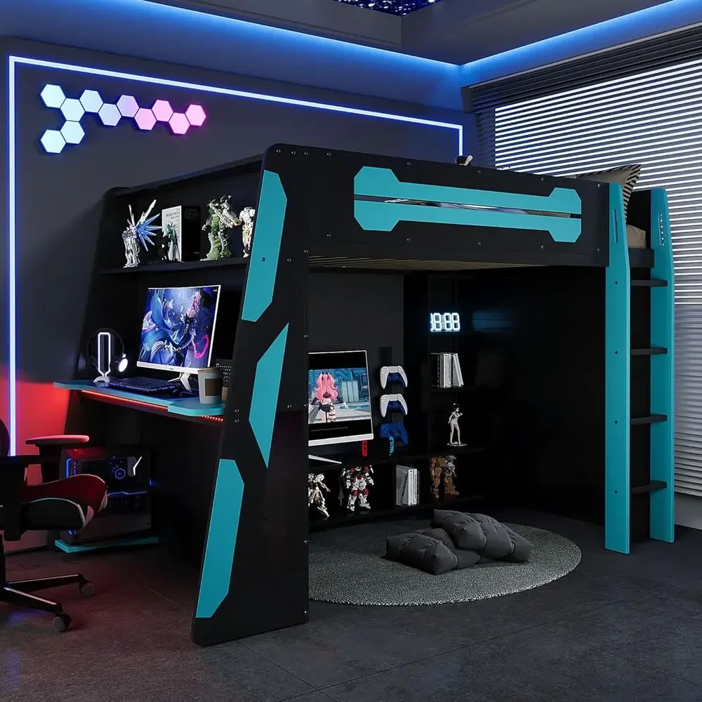 Customizable Large Wood Gaming - Esports Gaming Bed 评论和价格
