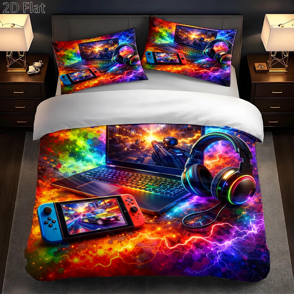 3-Piece E-Sports Style Colorfu - Esports Gaming Bed 评论和价格