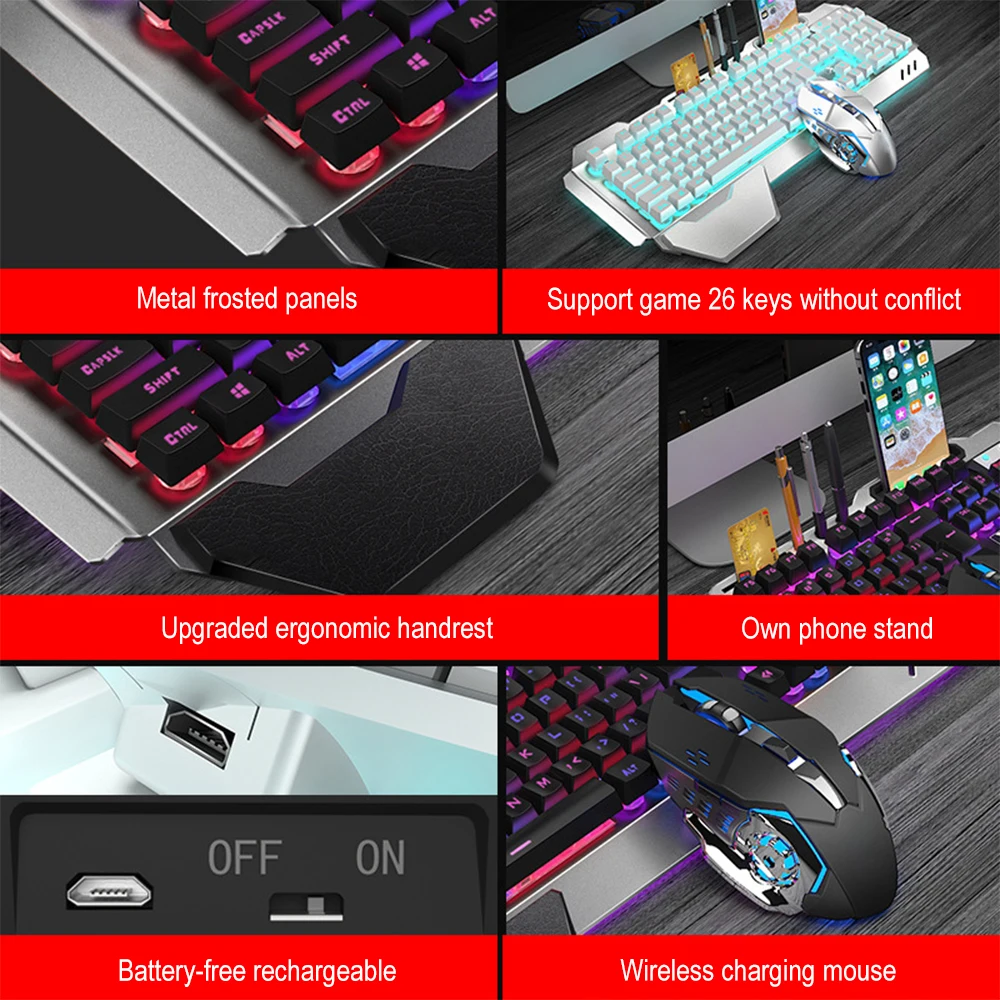 K680 Rechargeable 2.4G wireles - Esports Gaming Mouse Wireless 评论和价格