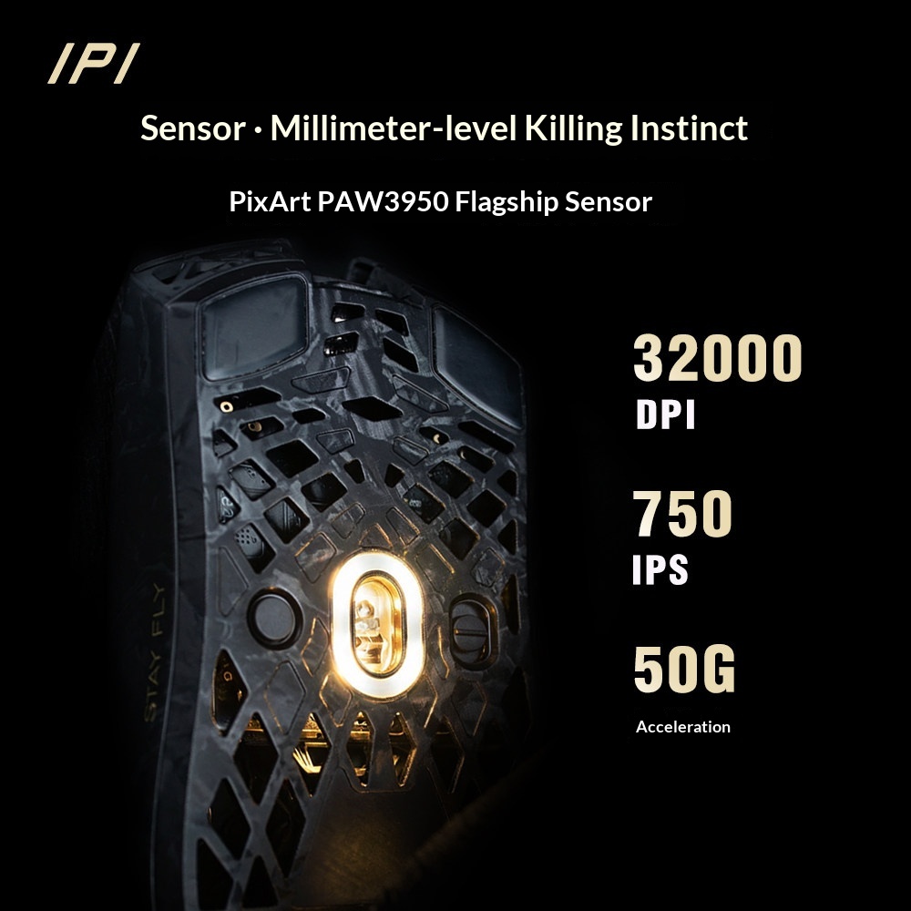 IPI FLY Carbon Fiber Wireless  - Esports Gaming Mouse Wireless 评论和价格