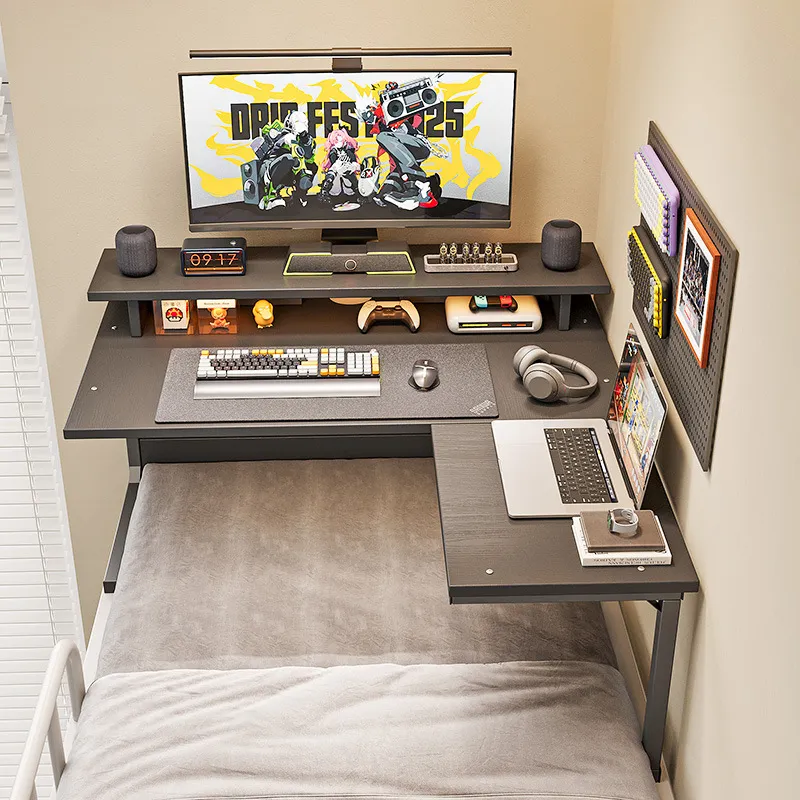 L Shaped Corner Desk for Dormi - Esports Gaming Bed 评论和价格