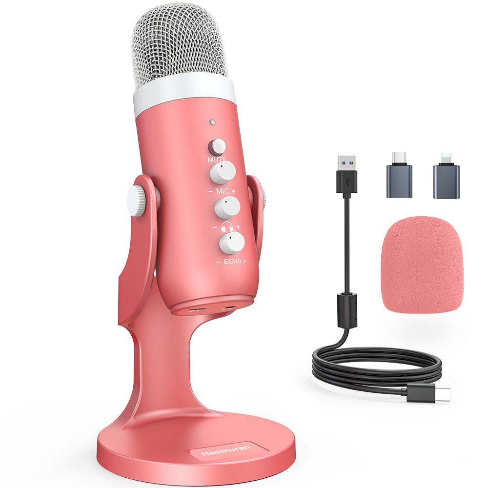 Haomuren USB Condenser Microph - Streaming Mic Condenser 评论和价格