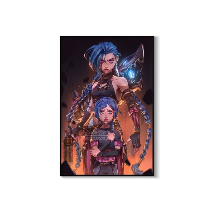 Arcane Jinx Close-Up Poster Un - Esports Y Gaming 评论和价格