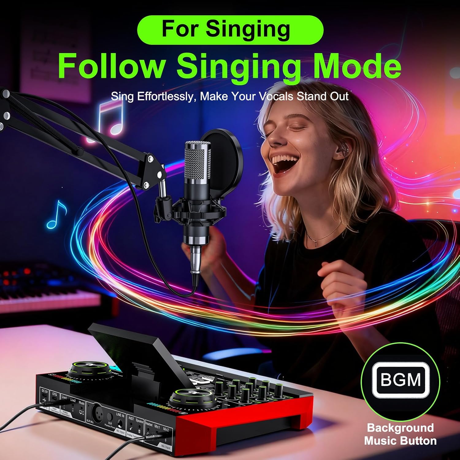 Tenlamp G10 Live Streaming Aud - Streaming Mic Condenser 评论和价格