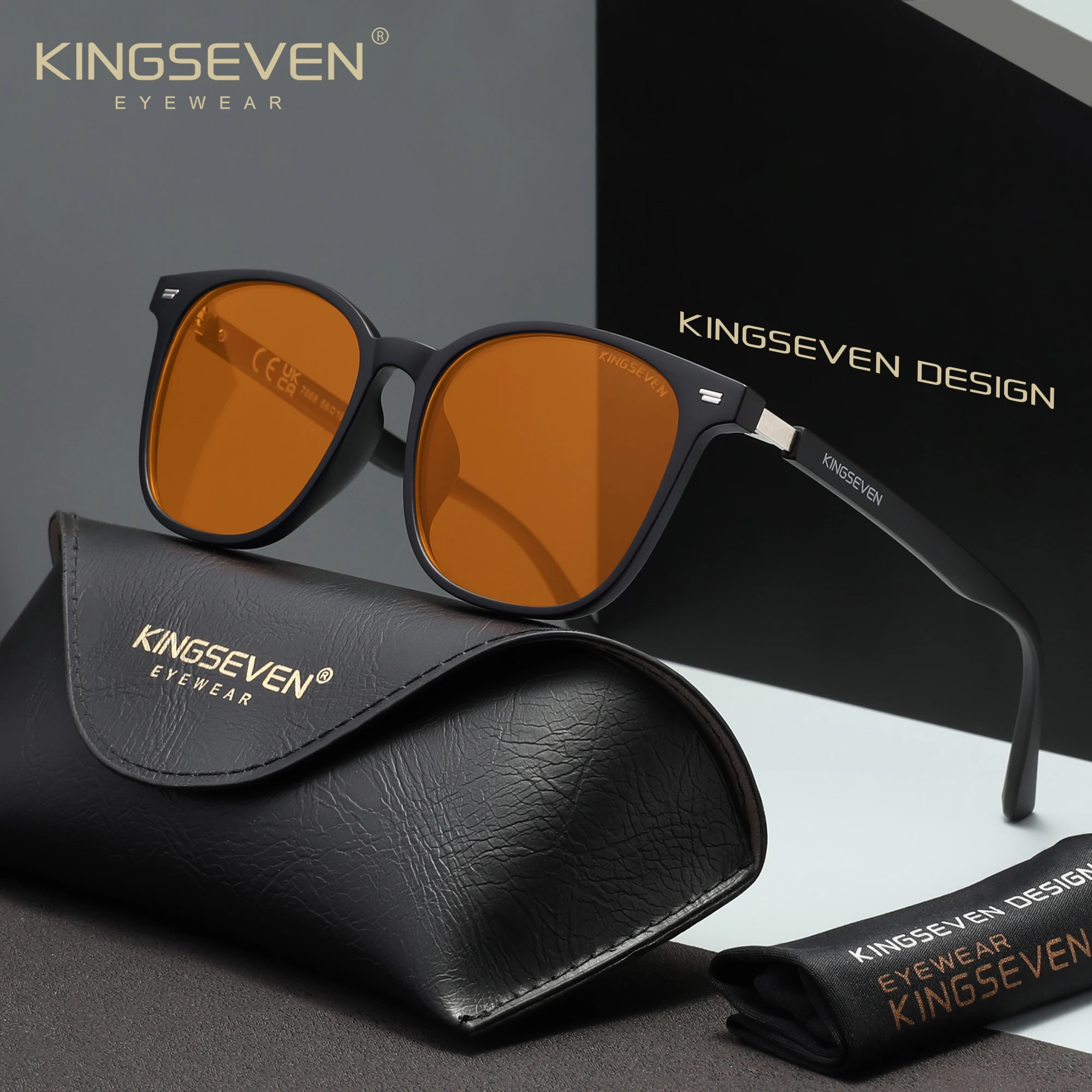KINGSEVEN Retro Blue Blocking  - Gaming Glasses Blue 评论和价格