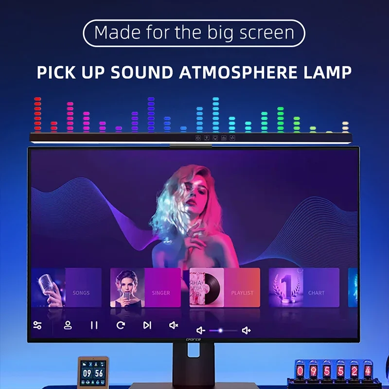 60cm RGB Computer Monitor Ligh - Esports Gaming Bed 评论和价格