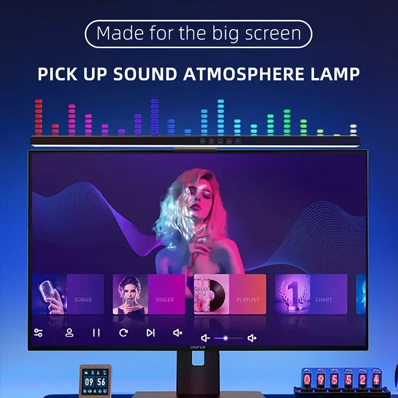 60cm RGB Screen Hanging Lights - Esports Gaming Bed 评论和价格